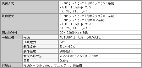 ARD01仕様